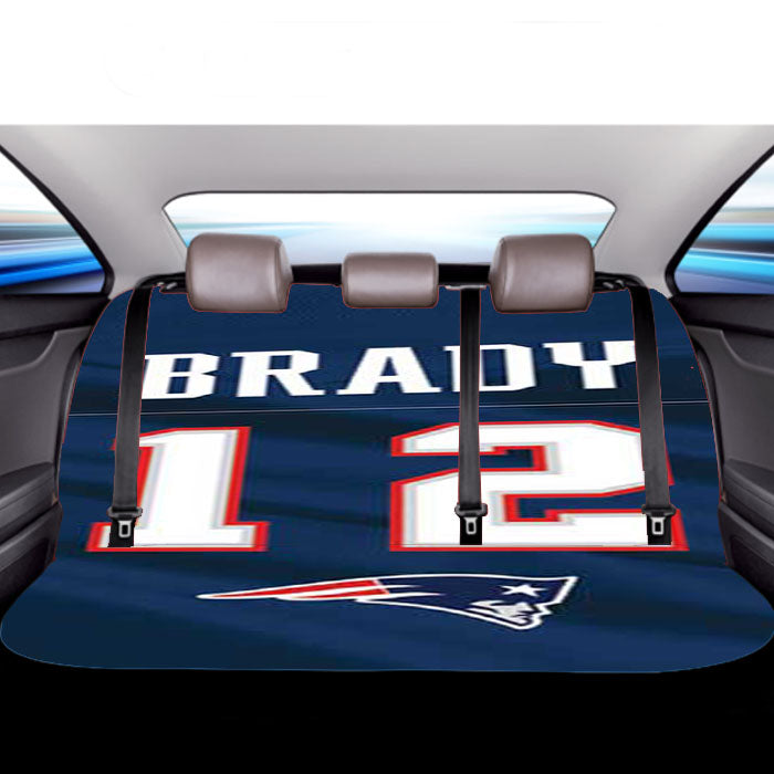 Ny Patriots Tom Brady Jersey Car Back Rear Seat Covers