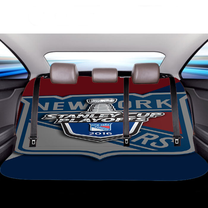 Ny Rangers 2016 Playoffs Car Back Rear Seat Covers