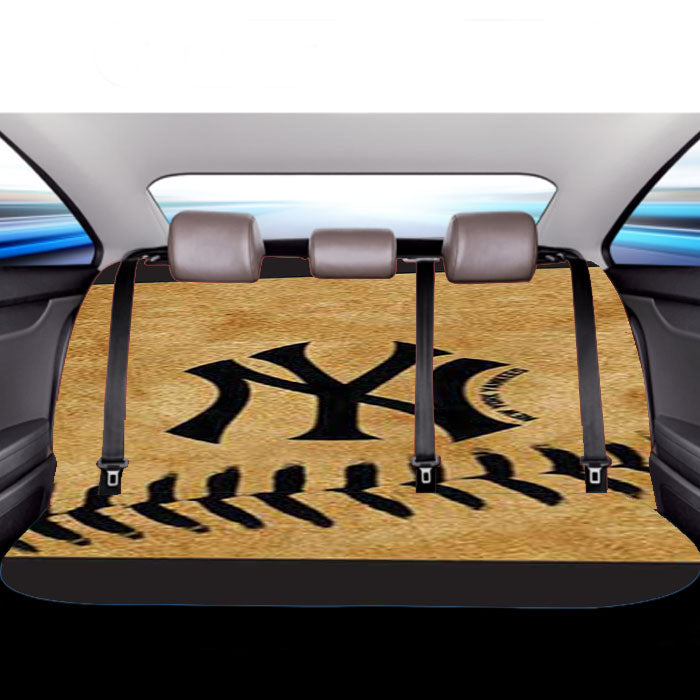 Ny Yankees Rough Vintage Car Back Rear Seat Covers