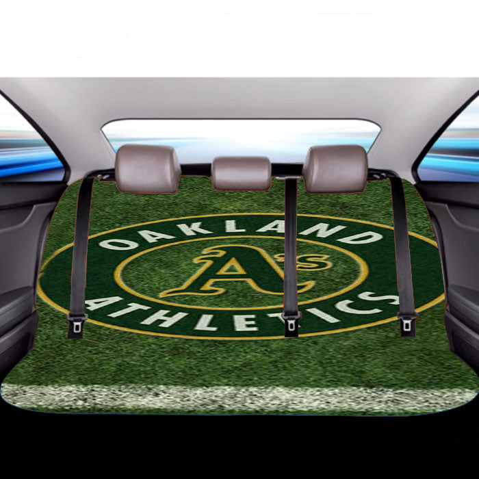 Oakland Athletics Field Car Back Rear Seat Covers