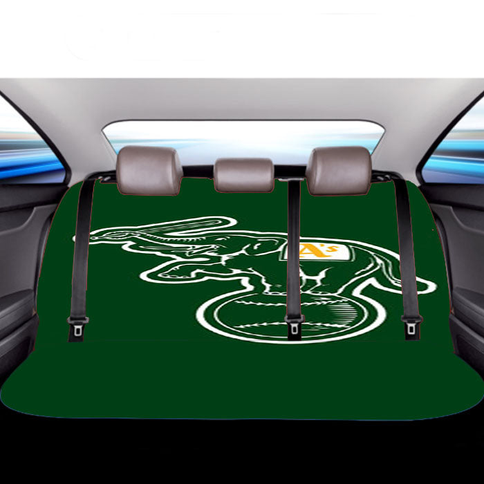 Oakland Athletics Icon Car Back Rear Seat Covers