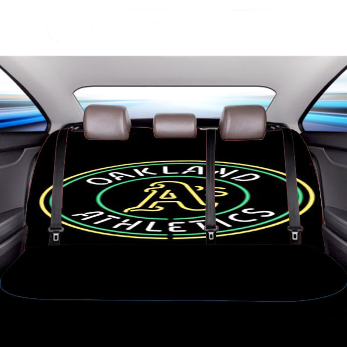 Oakland Athletics Symbol Car Back Rear Seat Covers