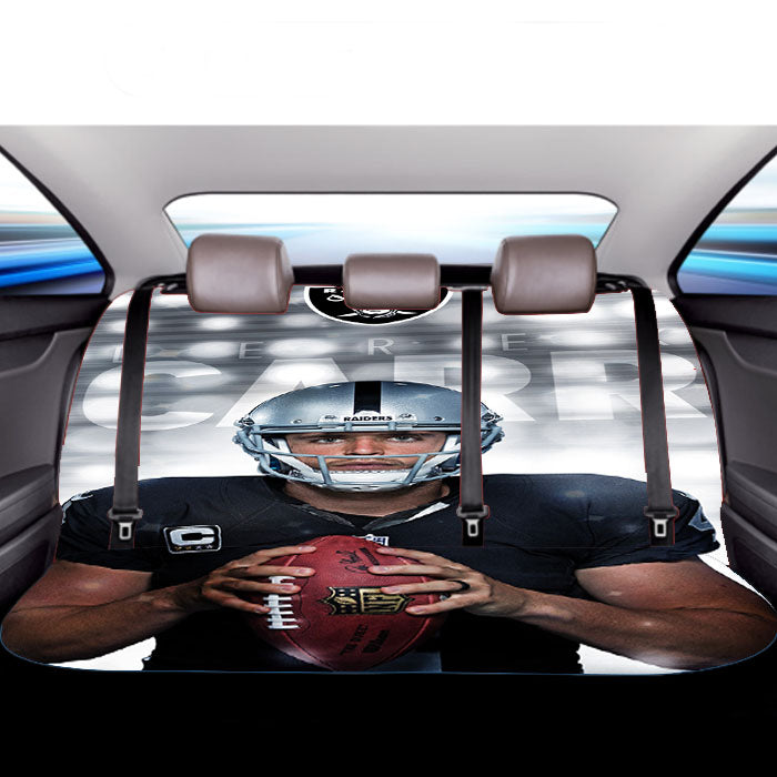 Oakland Raiders Derek Carr Car Back Rear Seat Covers