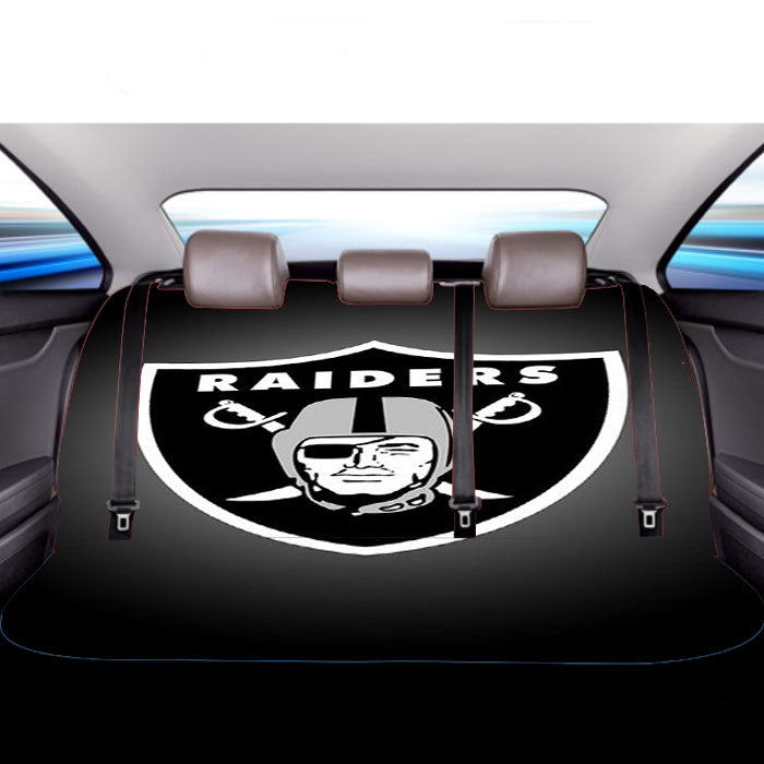 Oakland Raiders Emblem Car Back Rear Seat Covers
