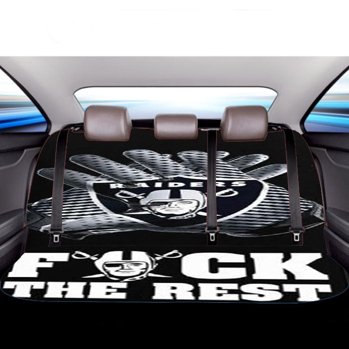 Oakland Raiders The Rest Car Back Rear Seat Covers