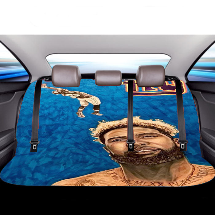 Odell Beckham Jr Ny Giants Art Car Back Rear Seat Covers