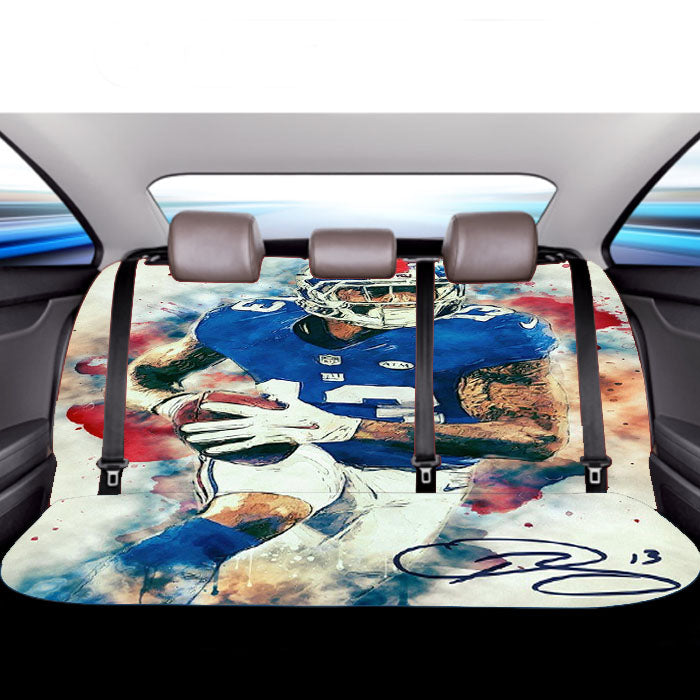 Odell Beckham Jr Signature Painting Car Back Rear Seat Covers