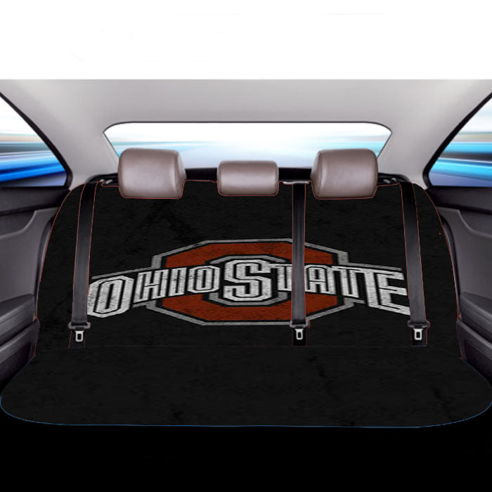 Ohio State Art Car Back Rear Seat Covers