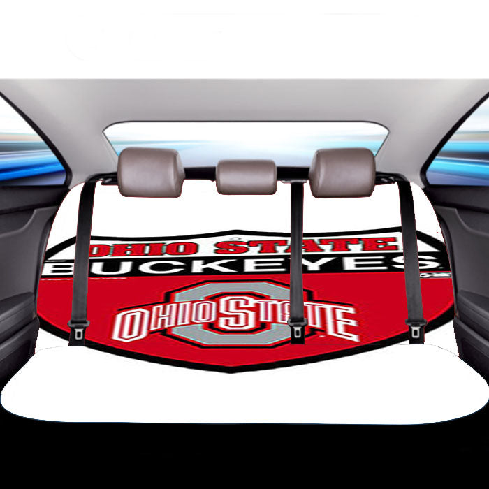 Ohio State Buckeyes Logo Car Back Rear Seat Covers