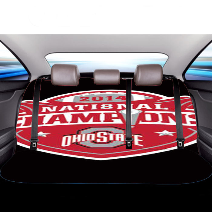 Ohio State Champ Logo Car Back Rear Seat Covers