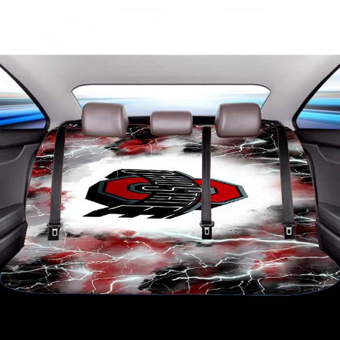 Ohio State Football Logo Car Back Rear Seat Covers