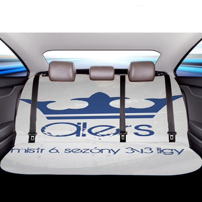 Oilers Car Back Rear Seat Covers