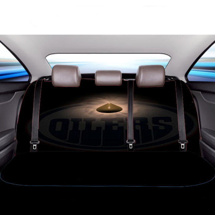Oilers Darkness Car Back Rear Seat Covers