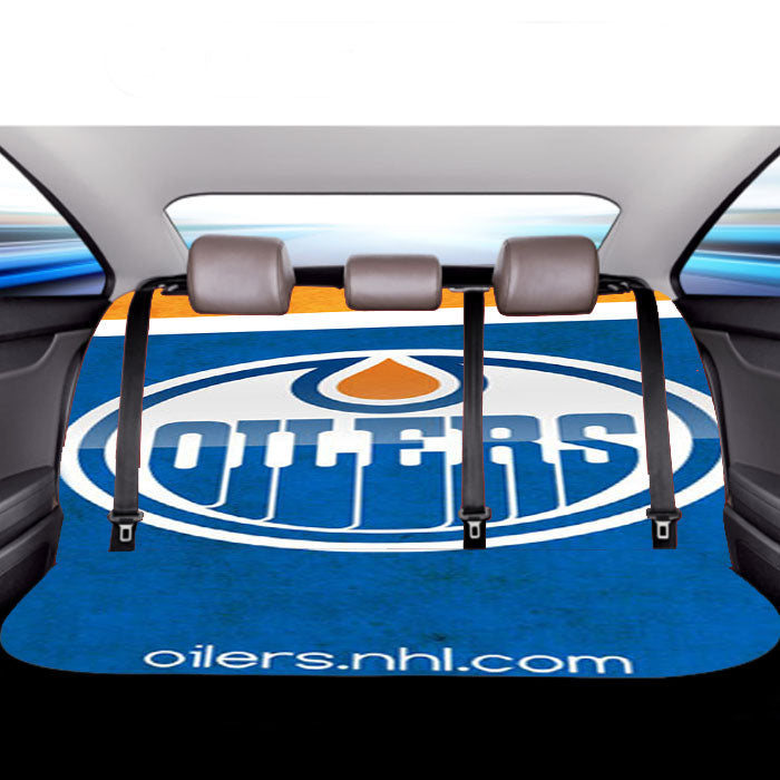 Oilers Symbol Car Back Rear Seat Covers