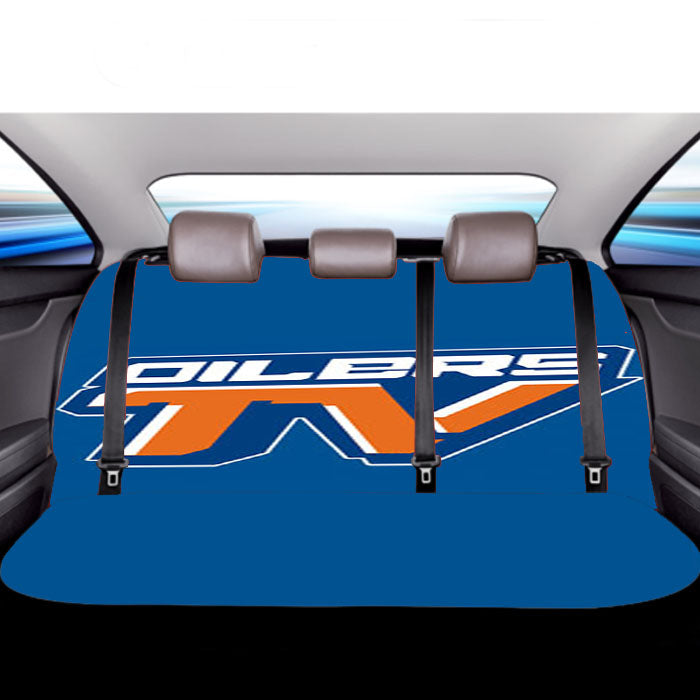 Oilers Tv Car Back Rear Seat Covers