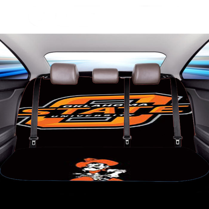 Ok State Logos Car Back Rear Seat Covers
