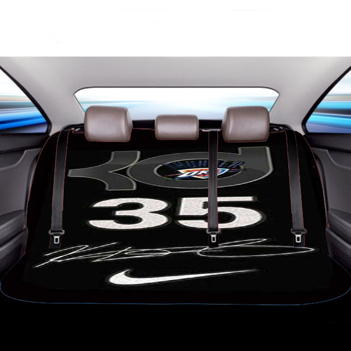 Okc Thunder Kevin Durant Signature Car Back Rear Seat Covers