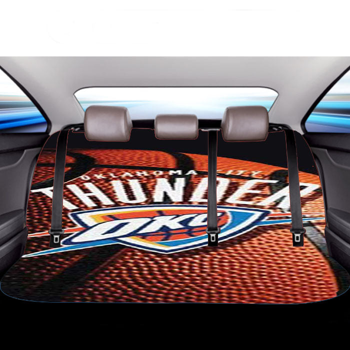 Okc Thunder Tapestry Car Back Rear Seat Covers