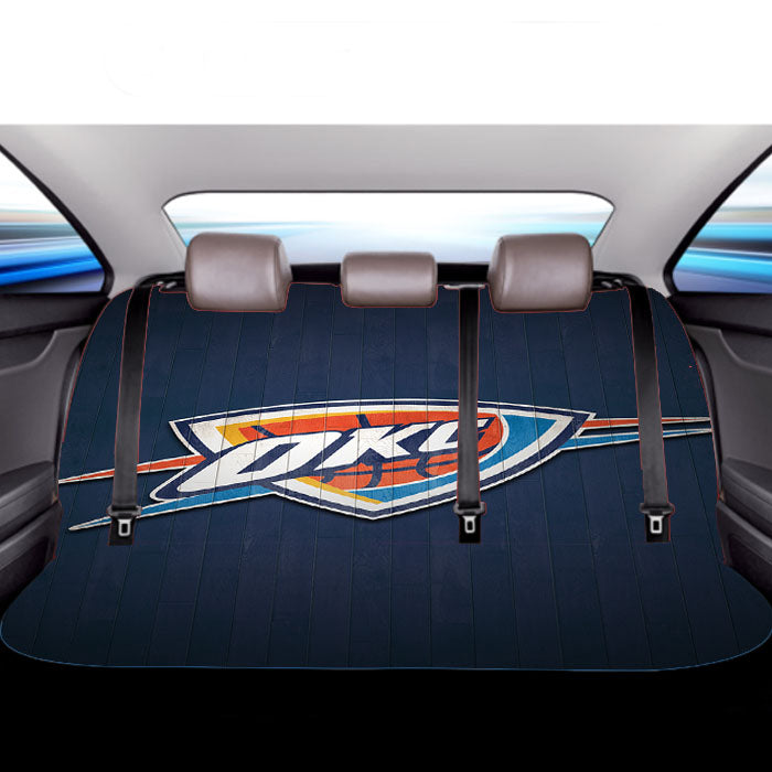 Oklahoma City Thunder Car Back Rear Seat Covers