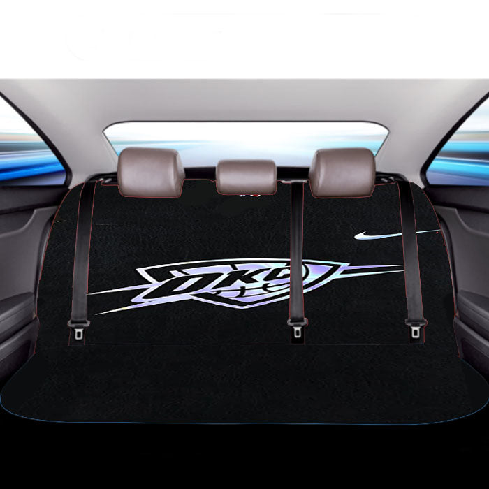 Oklahoma City Thunder Okc Nba 987 Car Back Rear Seat Covers