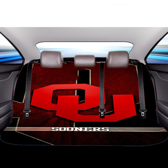 Oklahoma Sooners 4 Car Back Rear Seat Covers