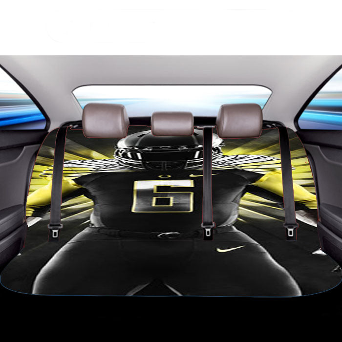 Oregon Ducks Player Car Back Rear Seat Covers