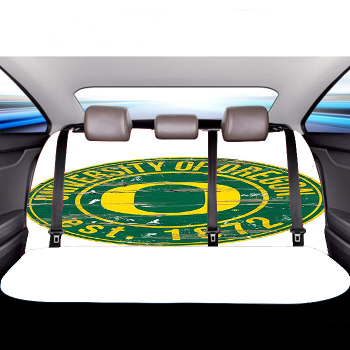 Oregon University Logo S Car Back Rear Seat Covers