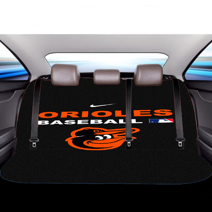 Orioles Baseball Car Back Rear Seat Covers
