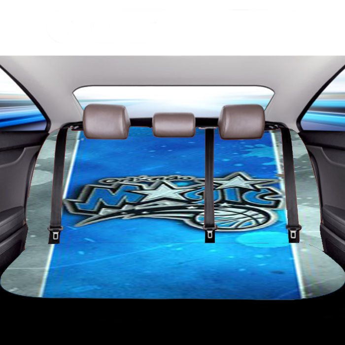 Orlando Magic Basketball Splatter Car Back Rear Seat Covers