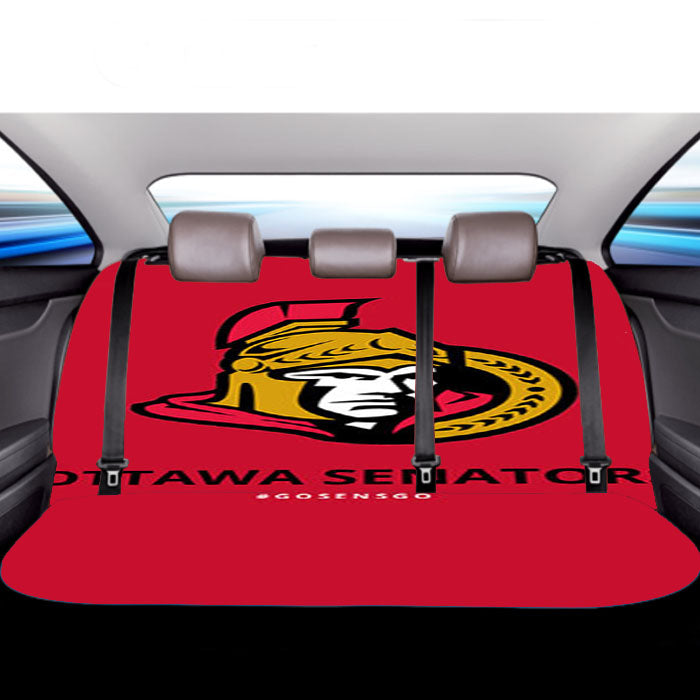 Ottawa Predators Red Car Back Rear Seat Covers