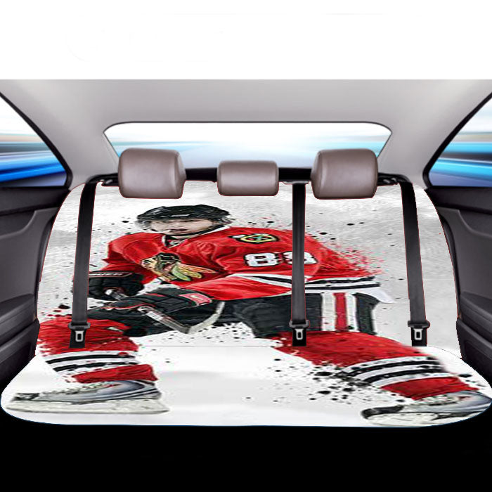 Patrick Kane Chicago Blackhawks Car Back Rear Seat Covers