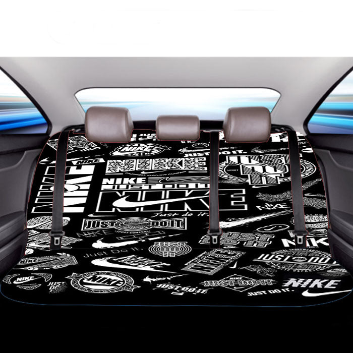 Pattern Basketball Just Do It Nike Style Car Back Rear Seat Covers