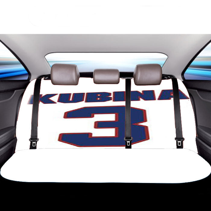 Pavel Kubina National Hockey Car Back Rear Seat Covers