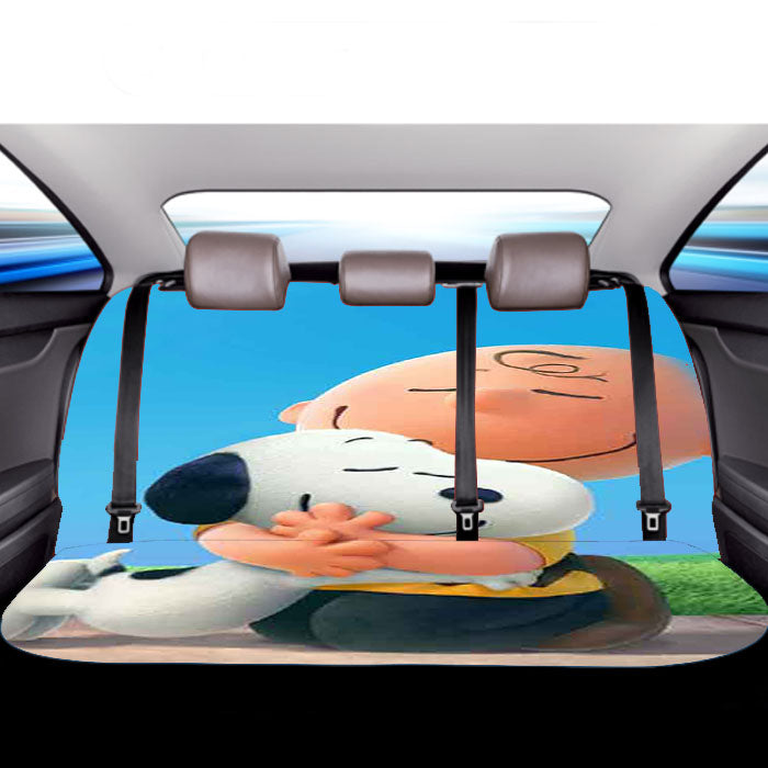 Peanuts Car Back Rear Seat Covers