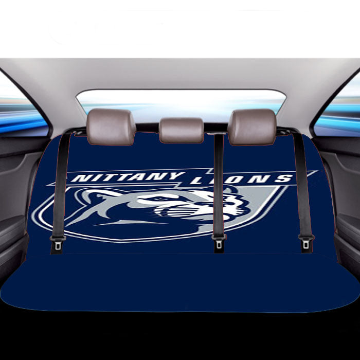 Penn State Nittany Lions Blue Car Back Rear Seat Covers