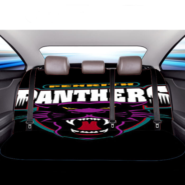 Penrith Panthers Black Car Back Rear Seat Covers