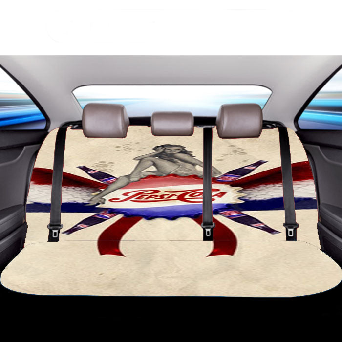 Pepsi Coca Cola Drink Car Back Rear Seat Covers
