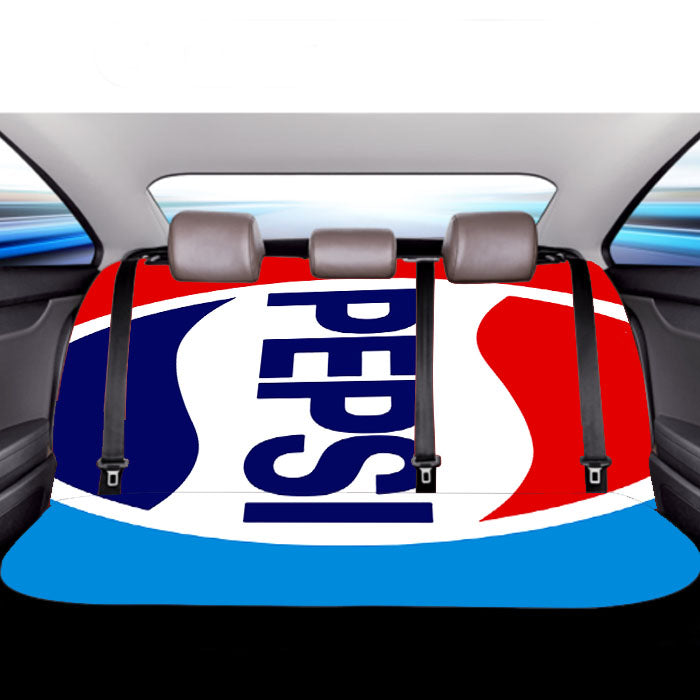 Pepsi Logo 1982 Car Back Rear Seat Covers