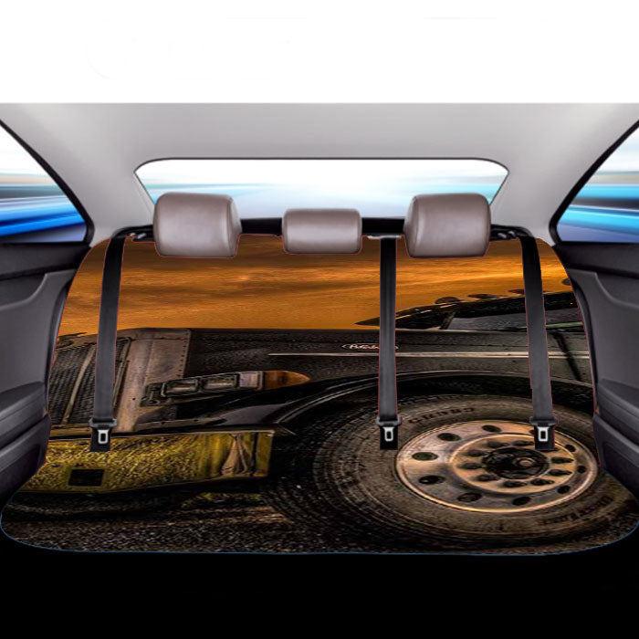 Peterbilt Truck 2 Car Back Rear Seat Covers