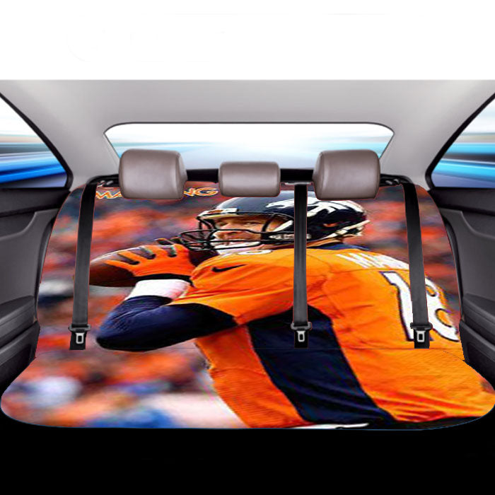 Peyton Manning Denver Broncos Car Back Rear Seat Covers