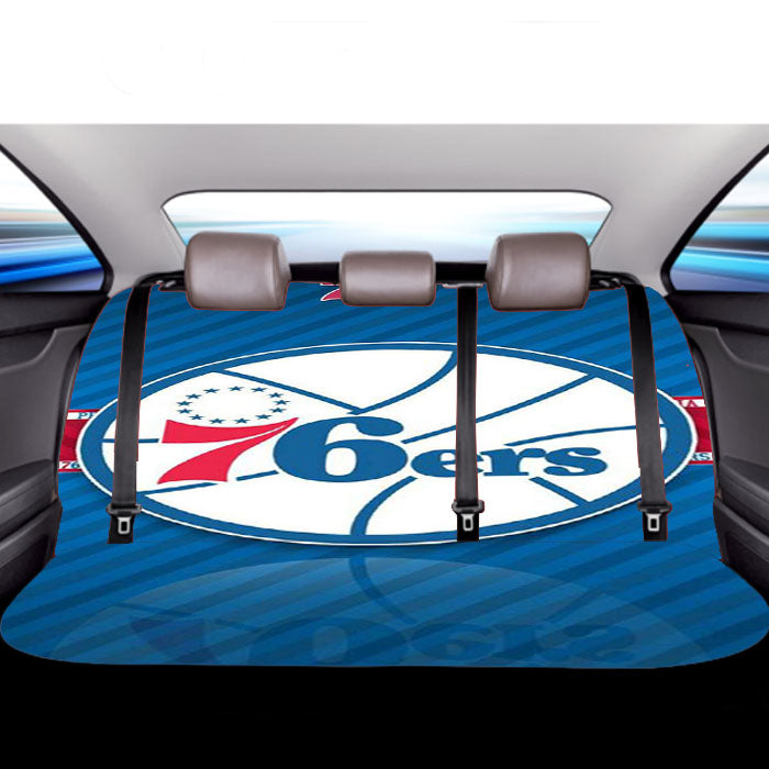 Philadelphia 76Ers Nba Car Back Rear Seat Covers