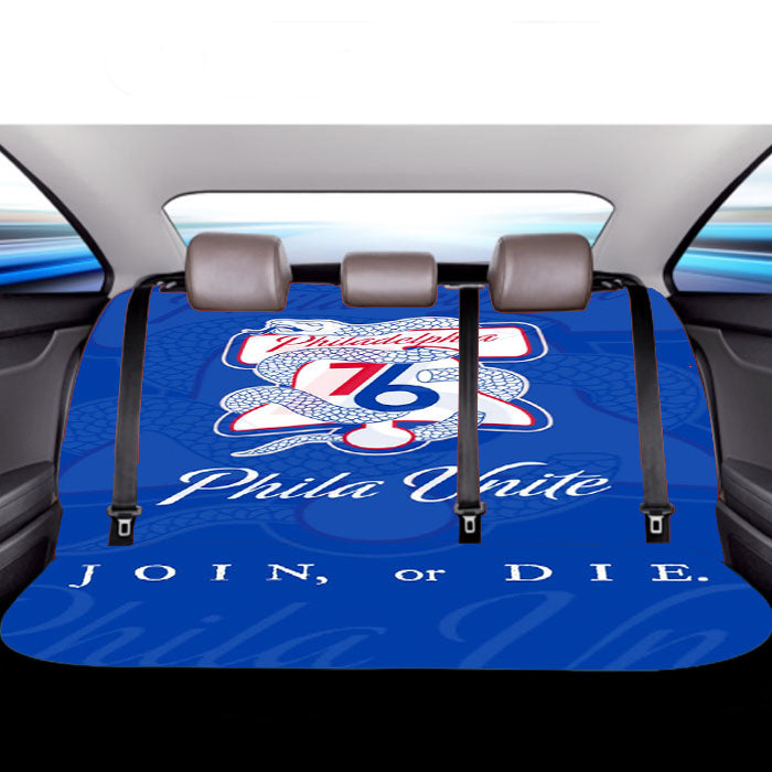 Philadelphia 76Ers Snake Logo Phila United Car Back Rear Seat Covers