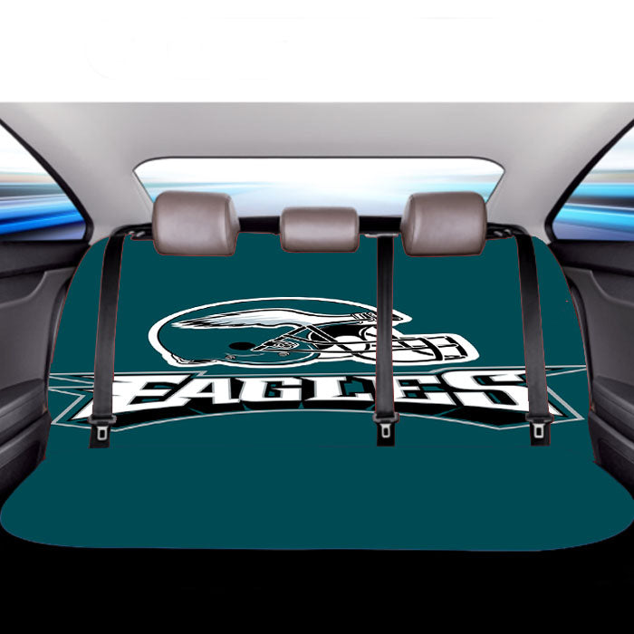 Philadelphia Eages Helmet Logo Car Back Rear Seat Covers