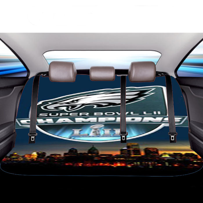 Philadelphia Eagles Champions Car Back Rear Seat Covers