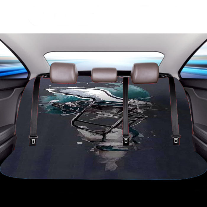 Philadelphia Eagles Helmets Car Back Rear Seat Covers
