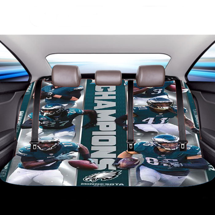 Philadelphia Eagles Super Bowl Car Back Rear Seat Covers