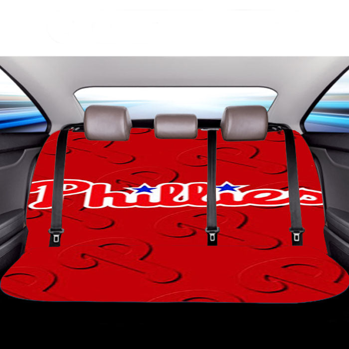 Philadelphia Phillies Cover Car Back Rear Seat Covers