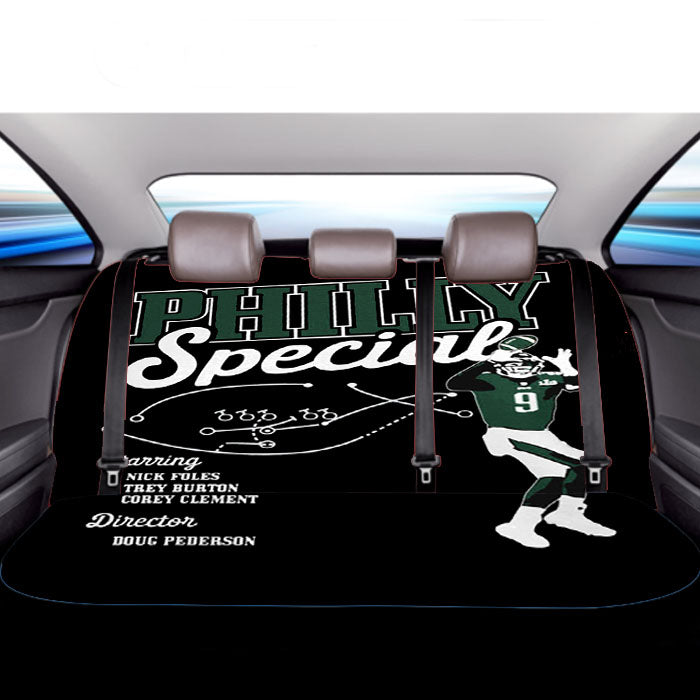 Philly Eagles Car Back Rear Seat Covers