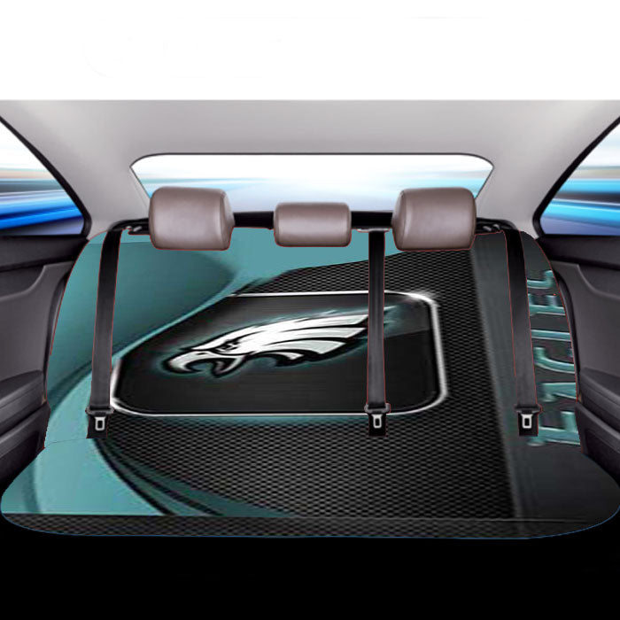 Philly Eagles Mesh Swirl Car Back Rear Seat Covers