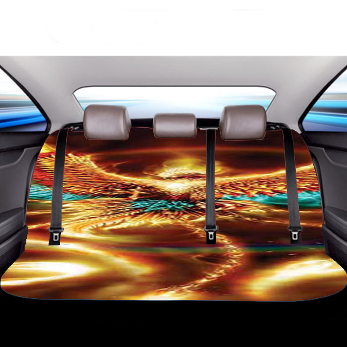 Phoenix Fire Car Back Rear Seat Covers
